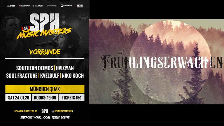 Southern Deimos live – unsere ersten Gigs 2026!